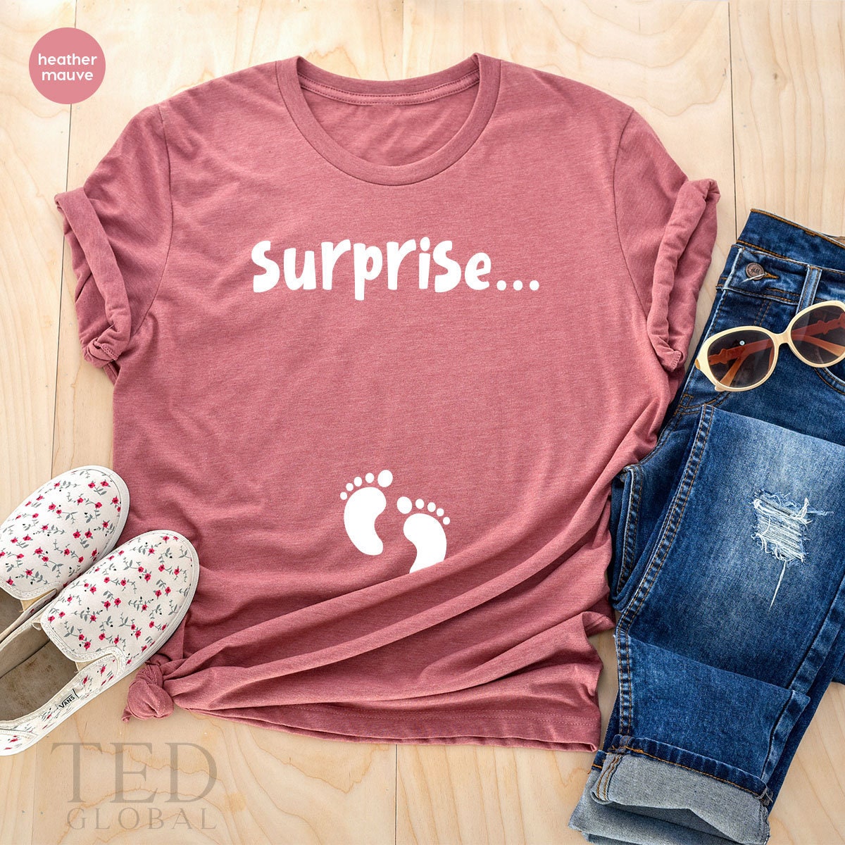Pregnancy Announcement Shirt, Im Pregnant First Mothers product image 1