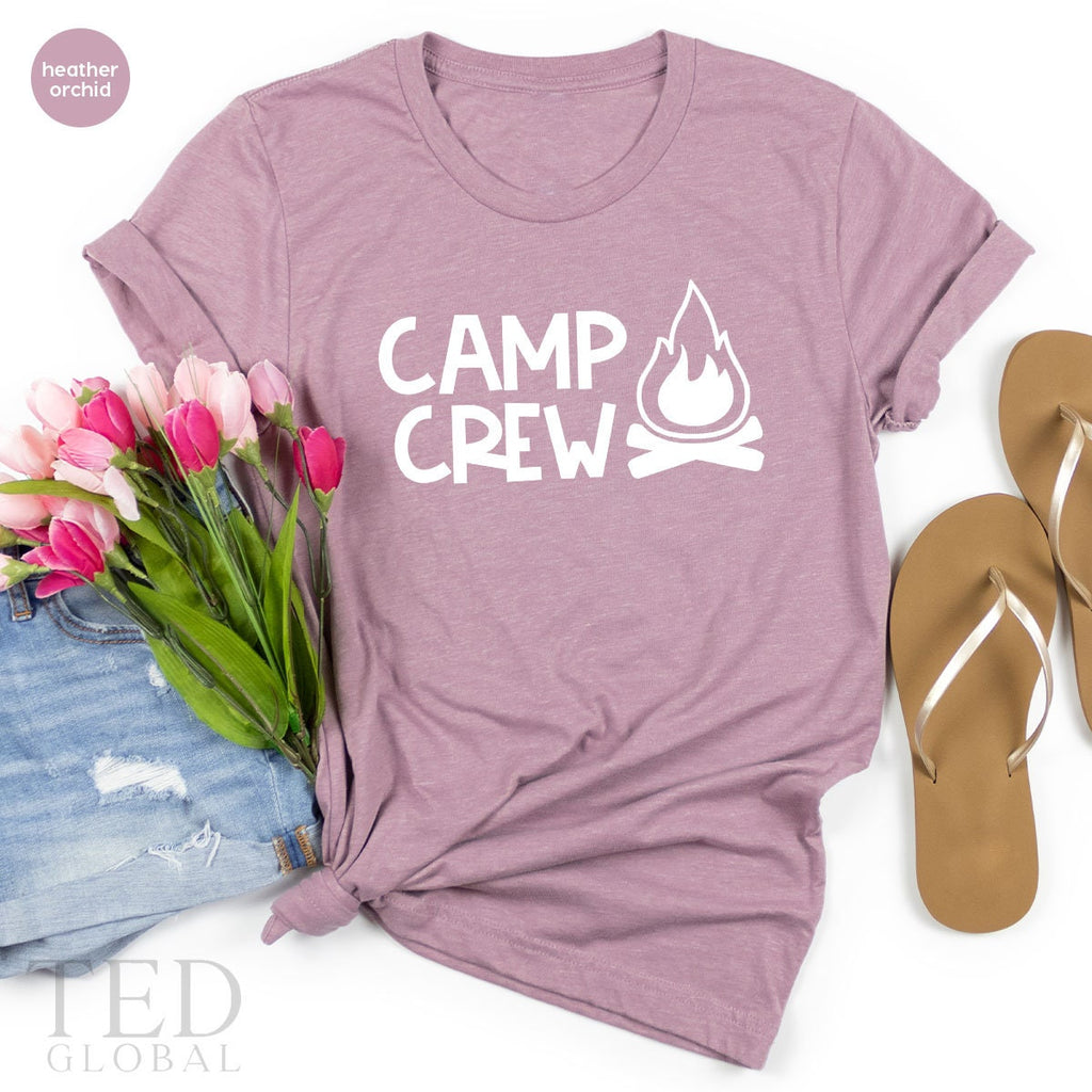 Camp Crew Shirt, Camping Custom Hiking Gift For Campers product image 5