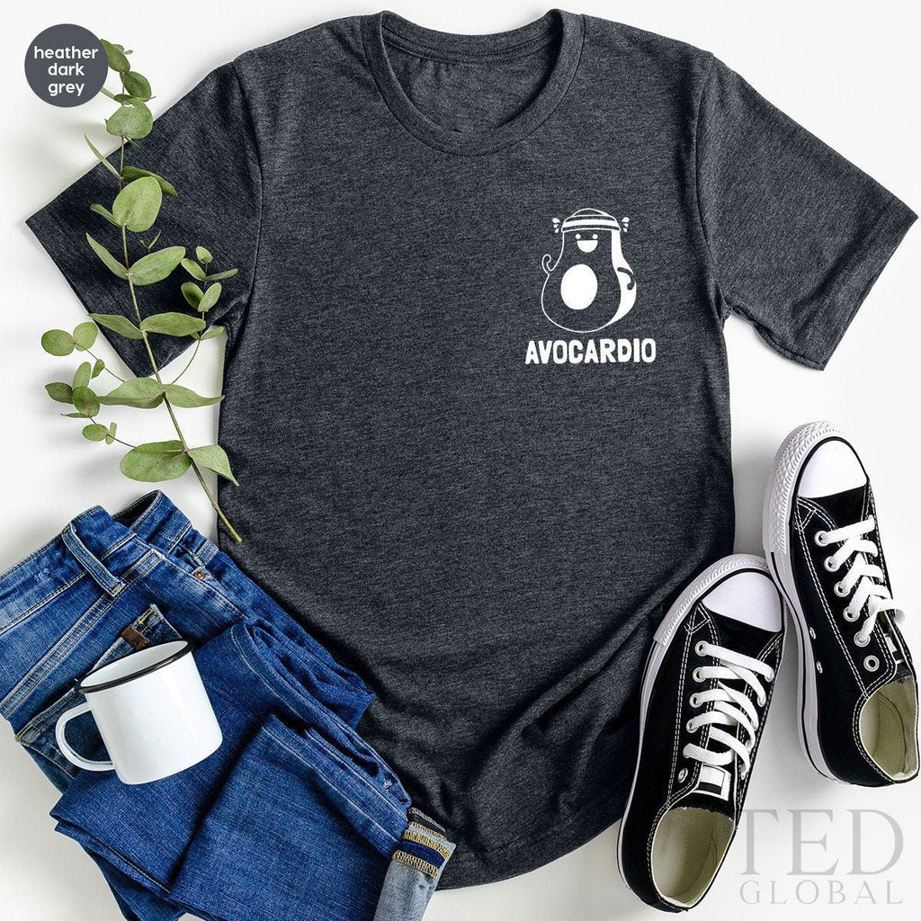 Funny Gym Shirt, Workout T Avocardio Cardio TShirt, Fitness product image 2
