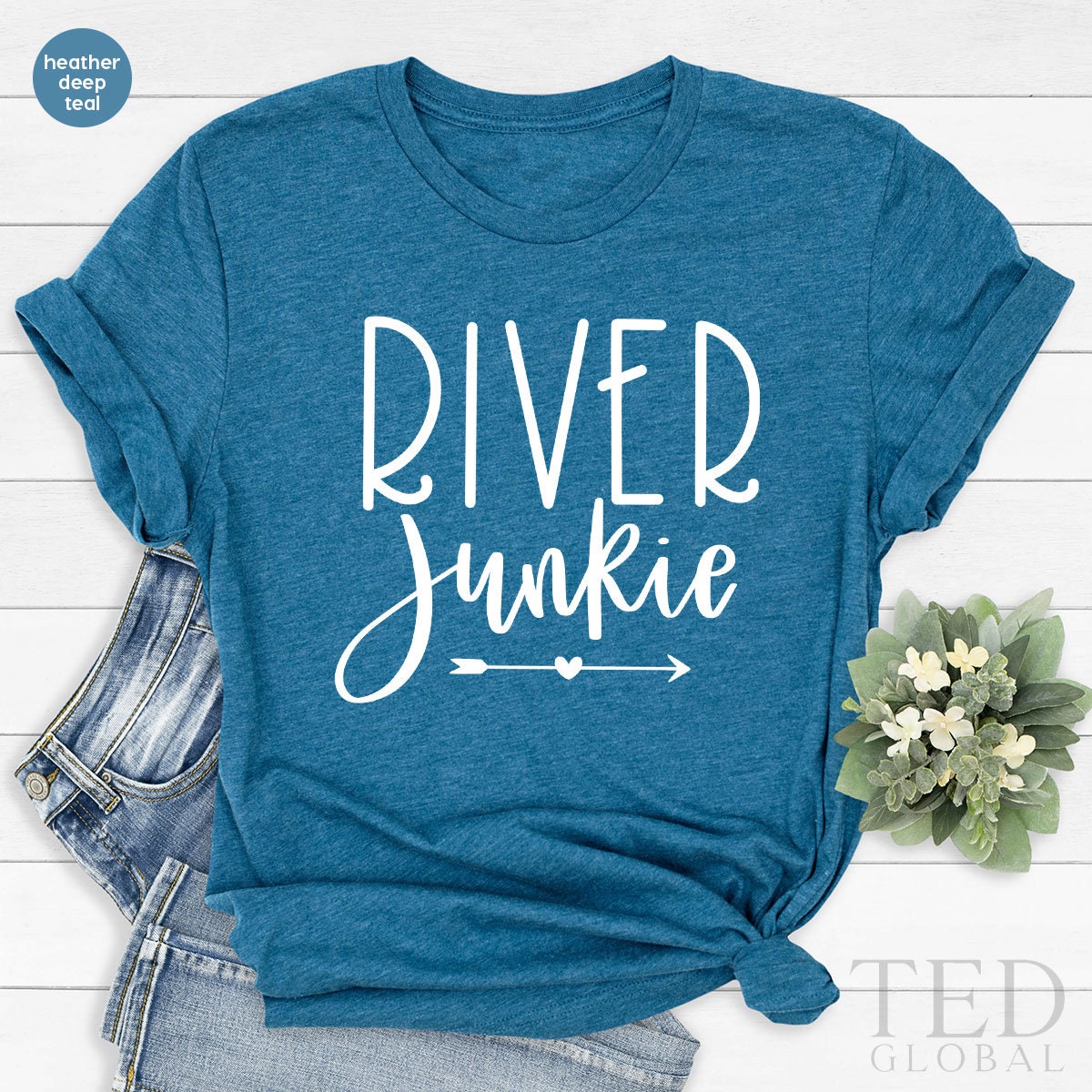 River TShirt, Rafting T Shirt, Gift For Lover, Junkie product image 3