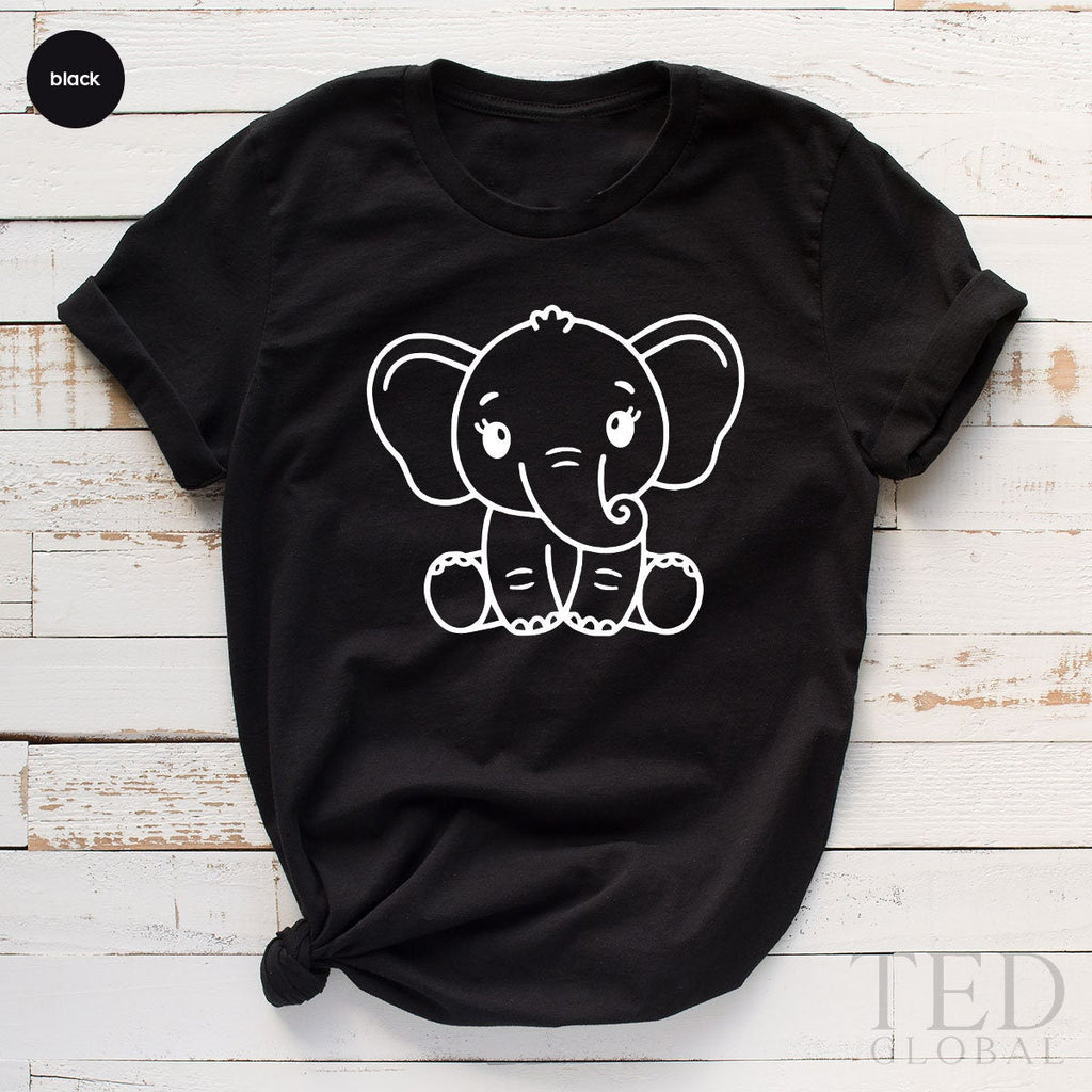 Elephant TShirt, Cute T Shirt, Toddler, Kids Birthday Gift product image 4
