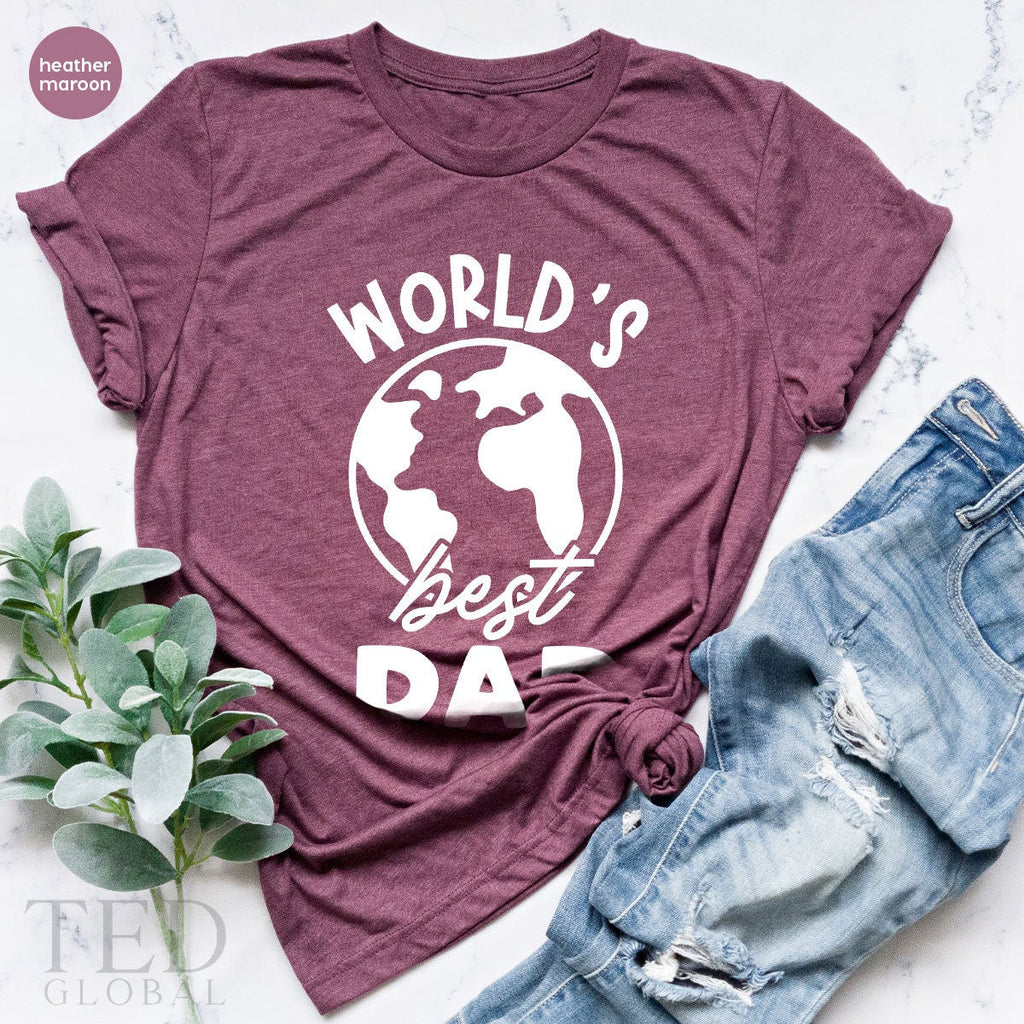 Worlds Best Dad Shirt, Fathers Day T Cool Father Super product image 4