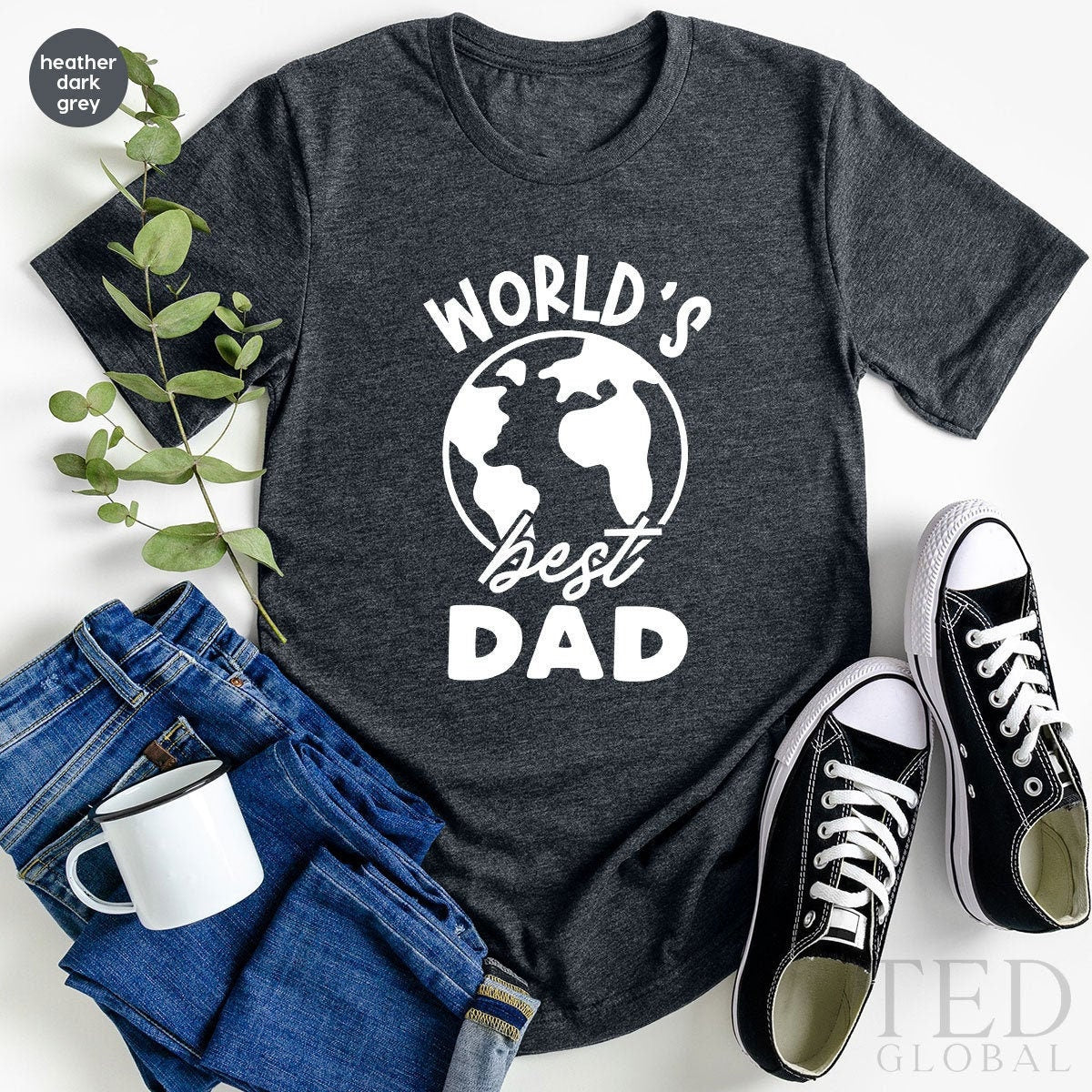 Worlds Best Dad Shirt, Fathers Day T Cool Father Super product image 2
