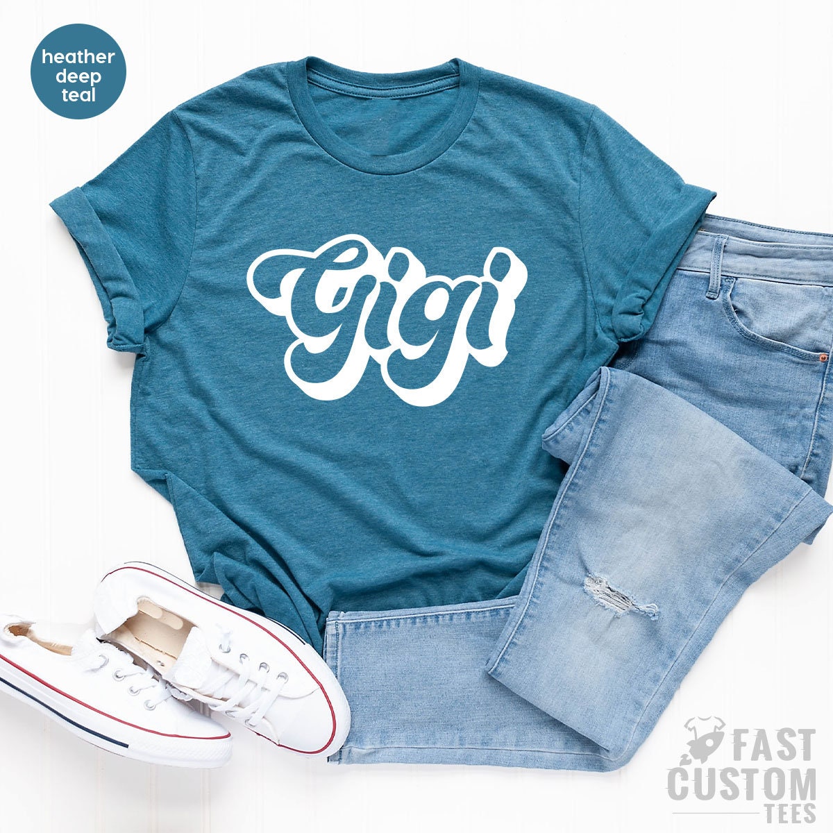 Gigi T Shirt, Grandma Grandmother Shirts, Nana Mothers Day product image 3