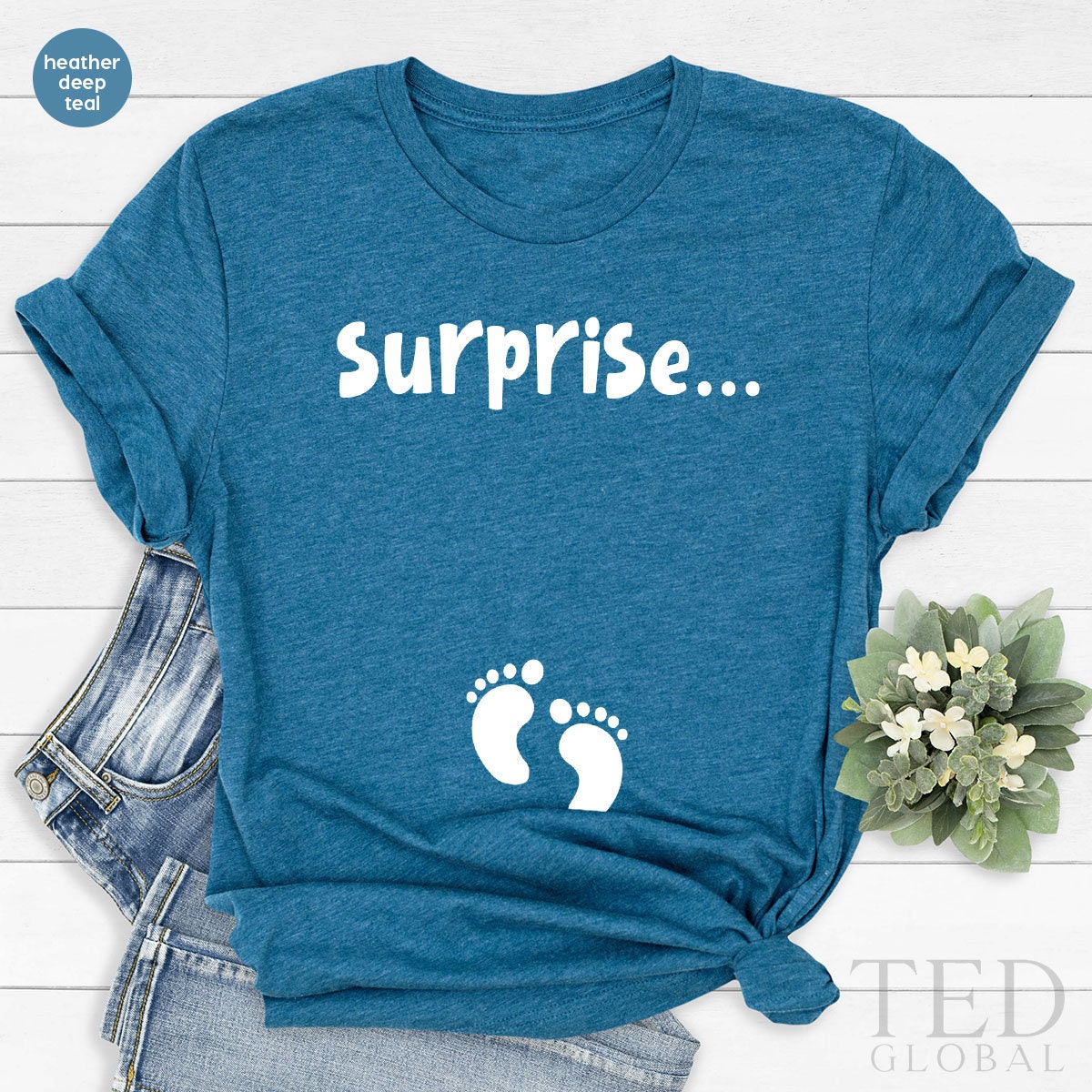 Pregnancy Announcement Shirt, Im Pregnant First Mothers product image 4