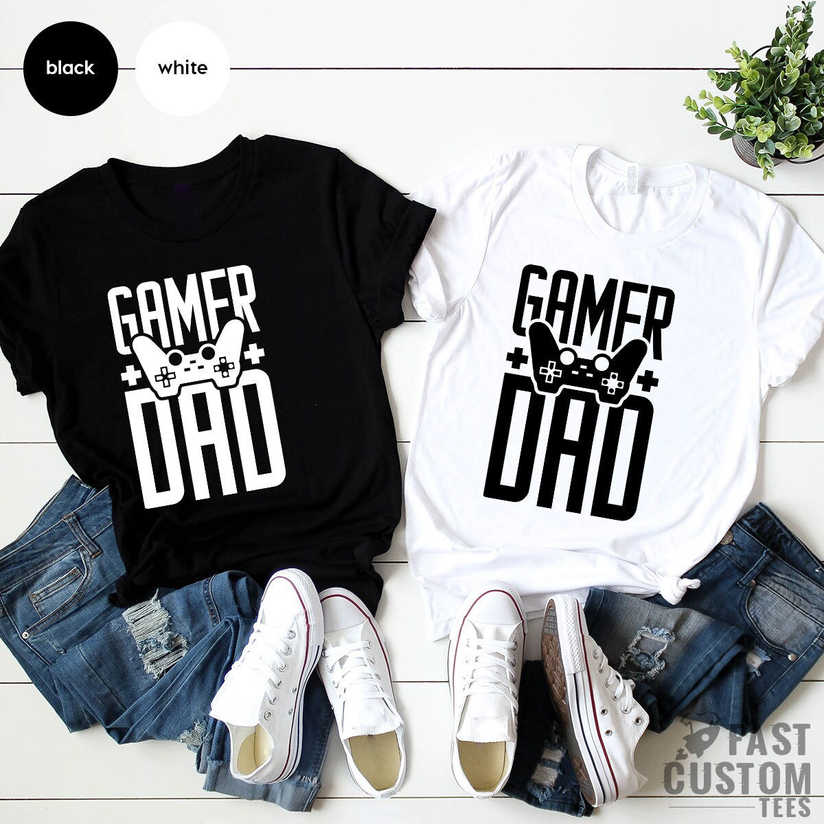 Gamer Dad TShirt, Gaming Shirt, Father Tee product image 2