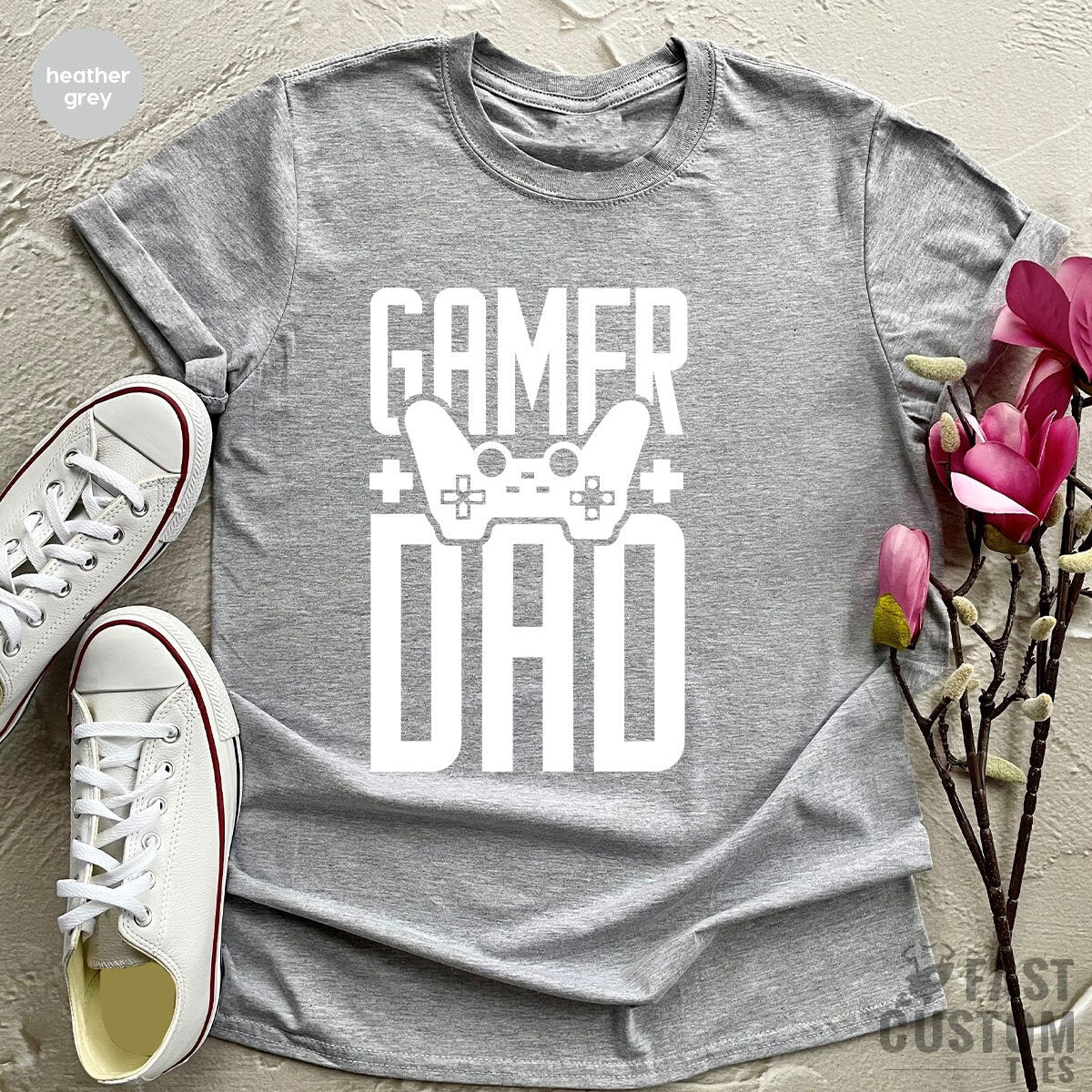 Gamer Dad TShirt, Gaming Shirt, Father Tee product image 4