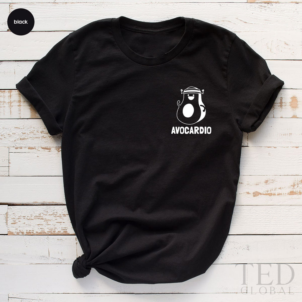 Funny Gym Shirt, Workout T Avocardio Cardio TShirt, Fitness product image 1