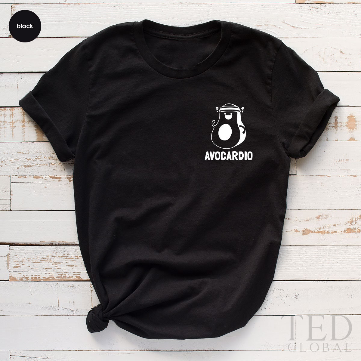 Funny Gym Shirt, Workout T Avocardio Cardio TShirt, Fitness product image 1