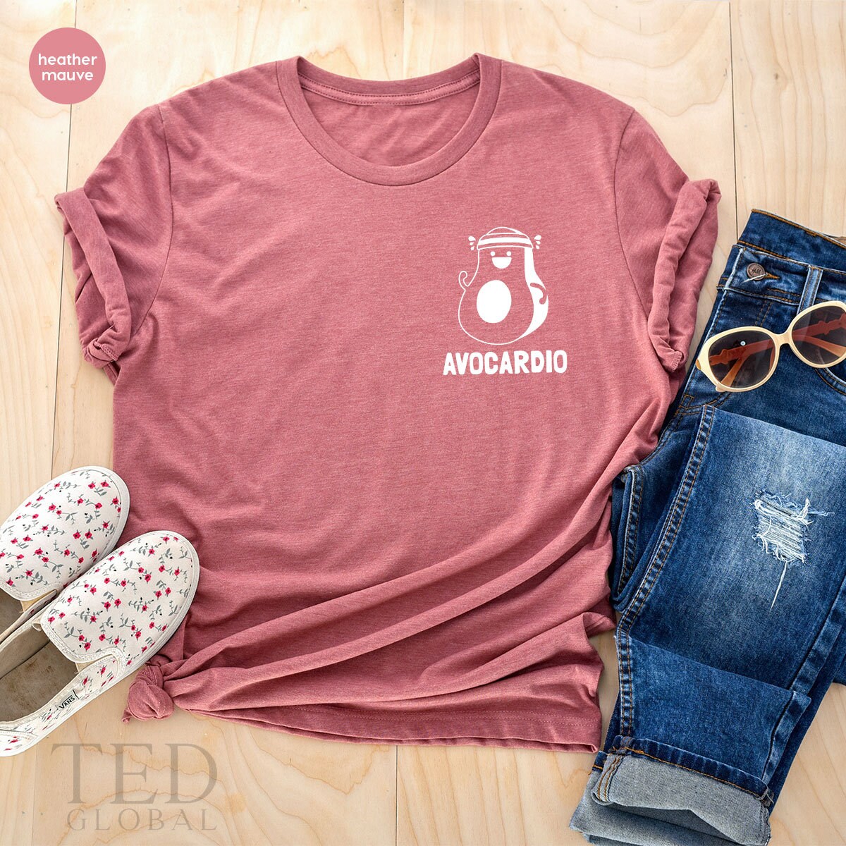 Funny Gym Shirt, Workout T Avocardio Cardio TShirt, Fitness product image 4