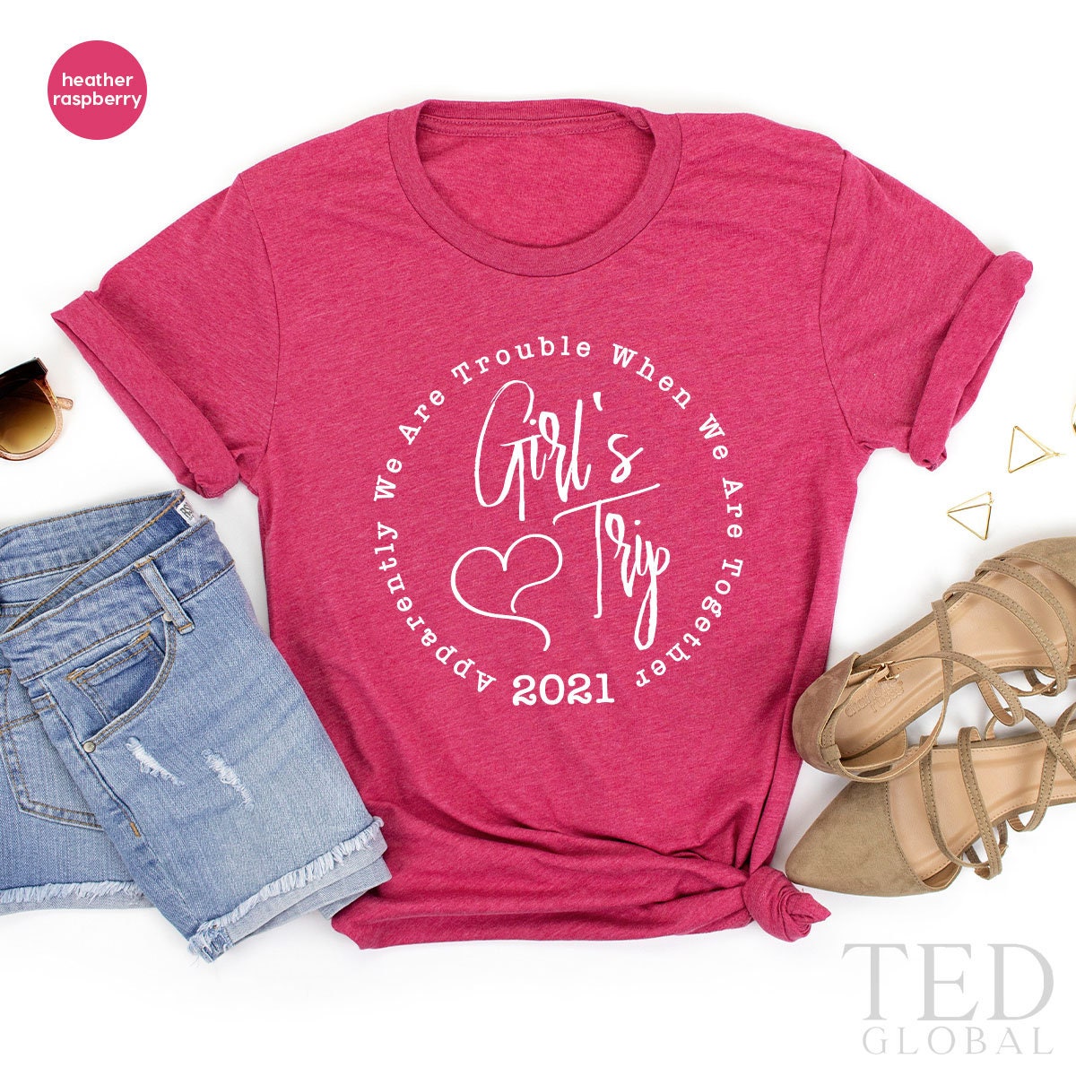 Girls Trip TShirt, Bestie Gift, Party, Best Friend Vacation product image 1