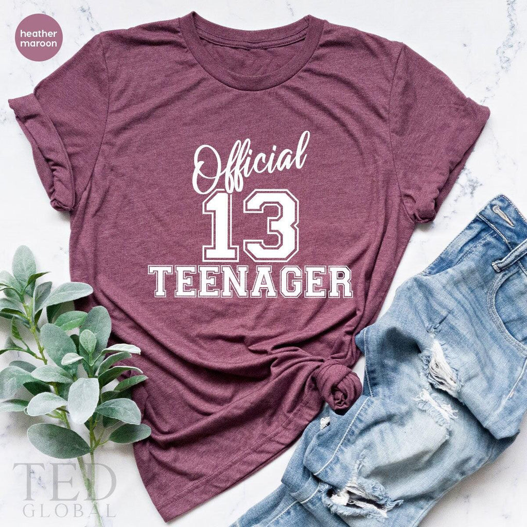 13th Birthday Shirt, Thirteen T Official 13 Teenager product image 4