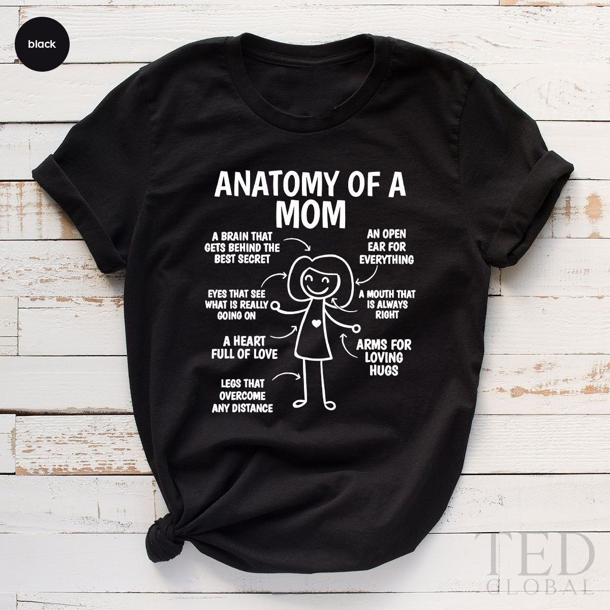 Meaningful Gift For Mother, Anatomy Of A Mom Shirt product image 5