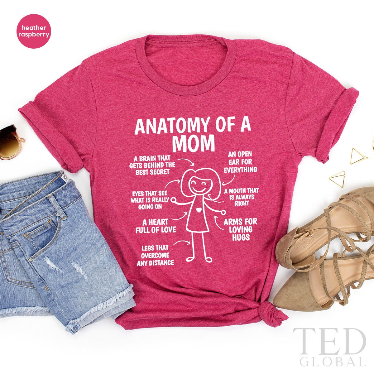 Meaningful Gift For Mother, Anatomy Of A Mom Shirt product image 3