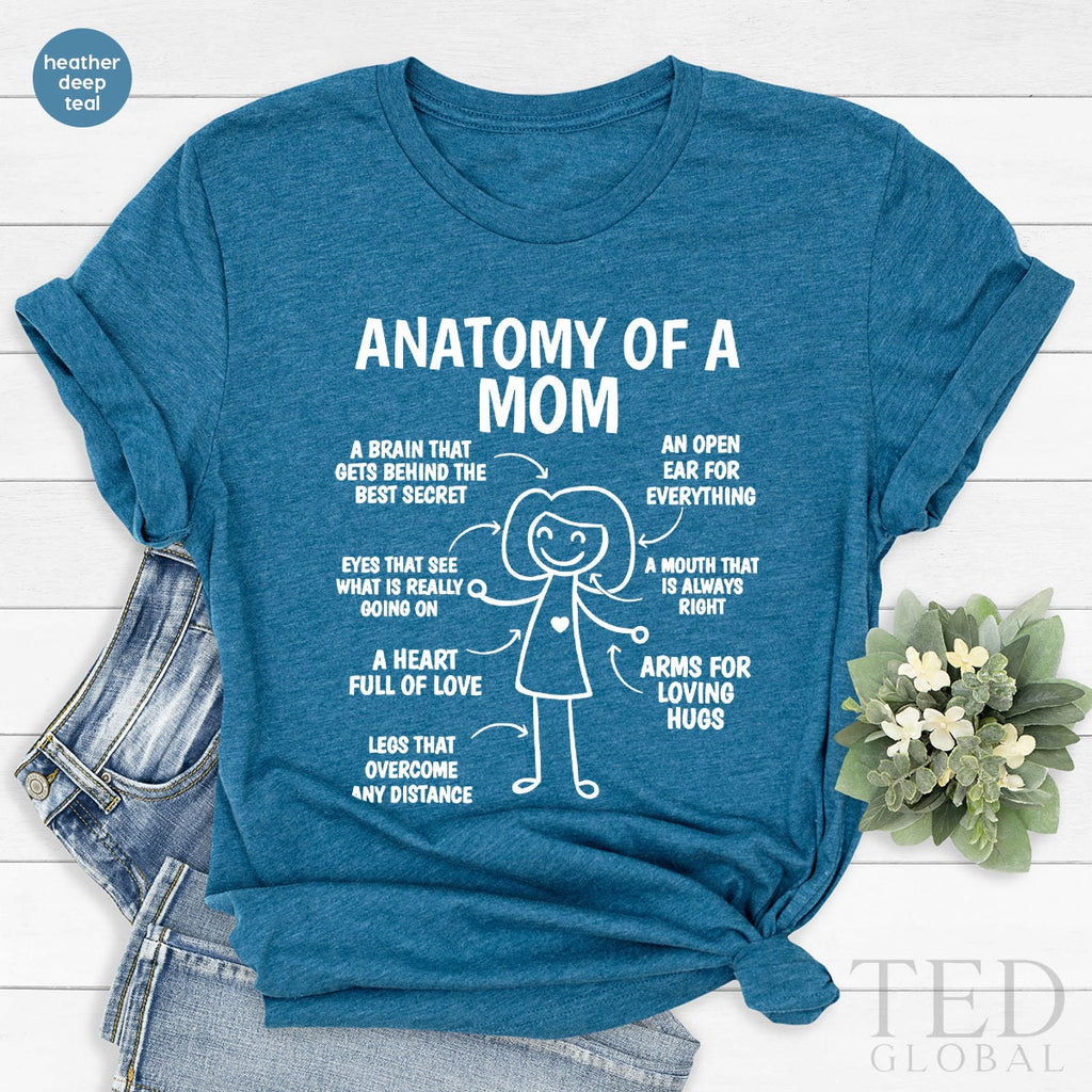 Meaningful Gift For Mother, Anatomy Of A Mom Shirt product image 1