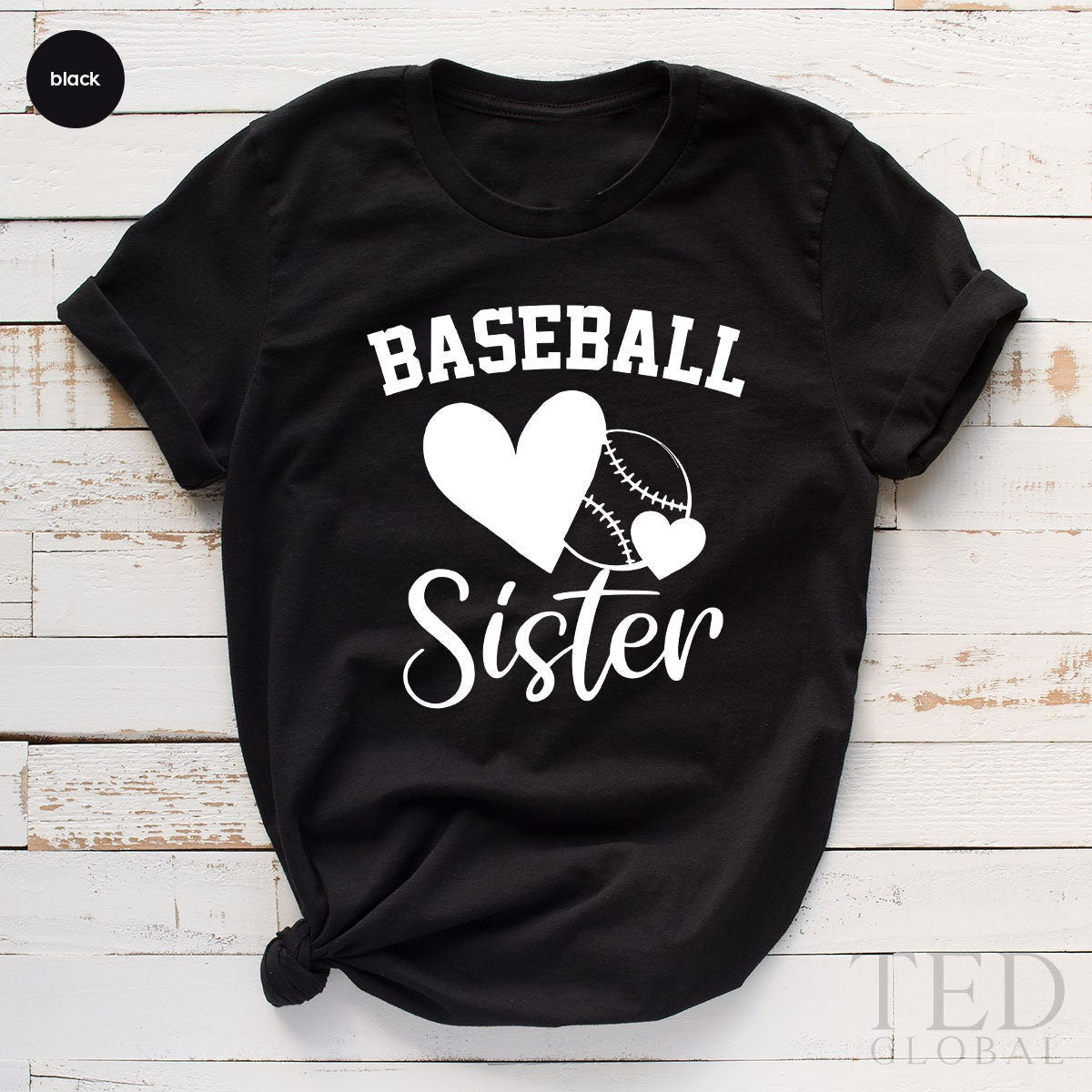 Sports Sister Shirt, Baseball TShirt, Girl Game Days Tee product image 3