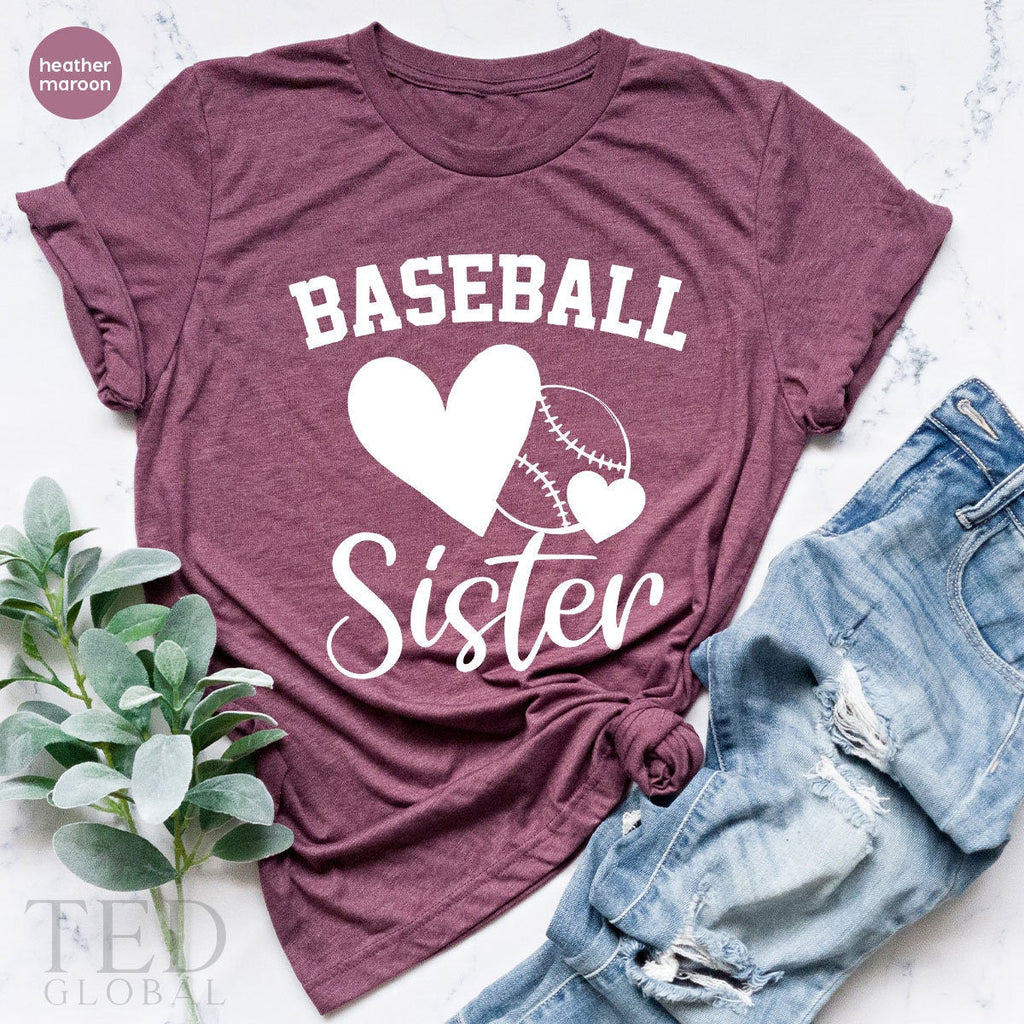 Sports Sister Shirt, Baseball TShirt, Girl Game Days Tee product image 5