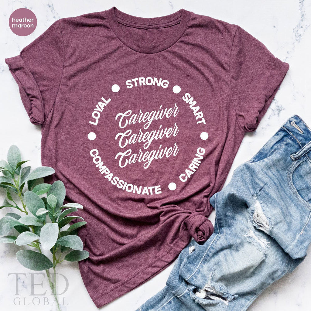 Caregiver TShirt, Healthcare Worker T Shirt, Strong Smart product image 5
