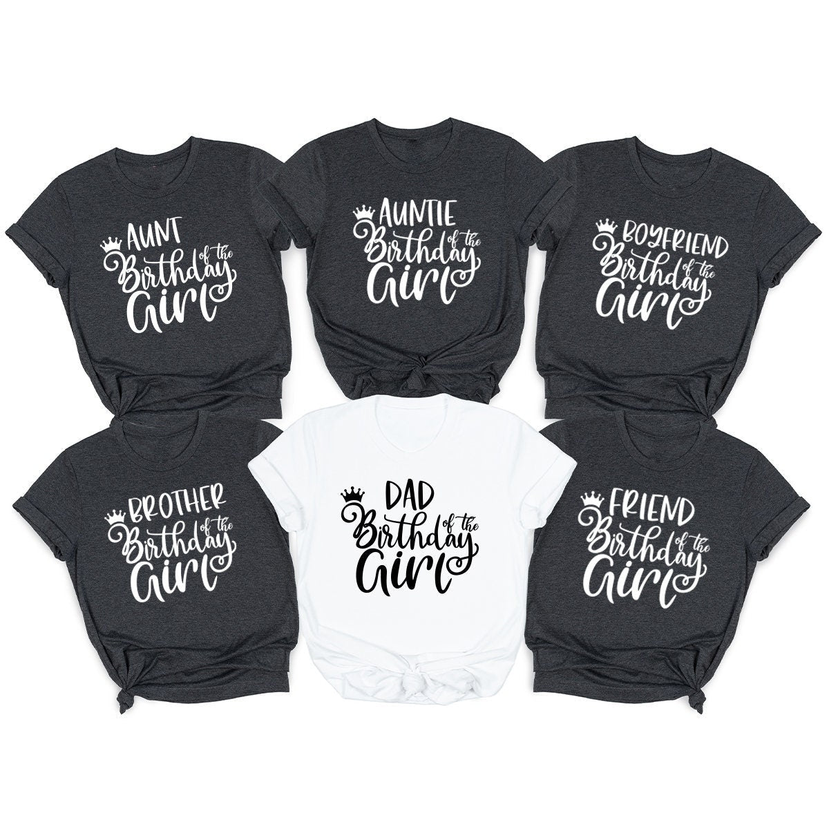 Family Birthday TShirt, Crew Shirts, Gift For Reunion, Girl product image 3
