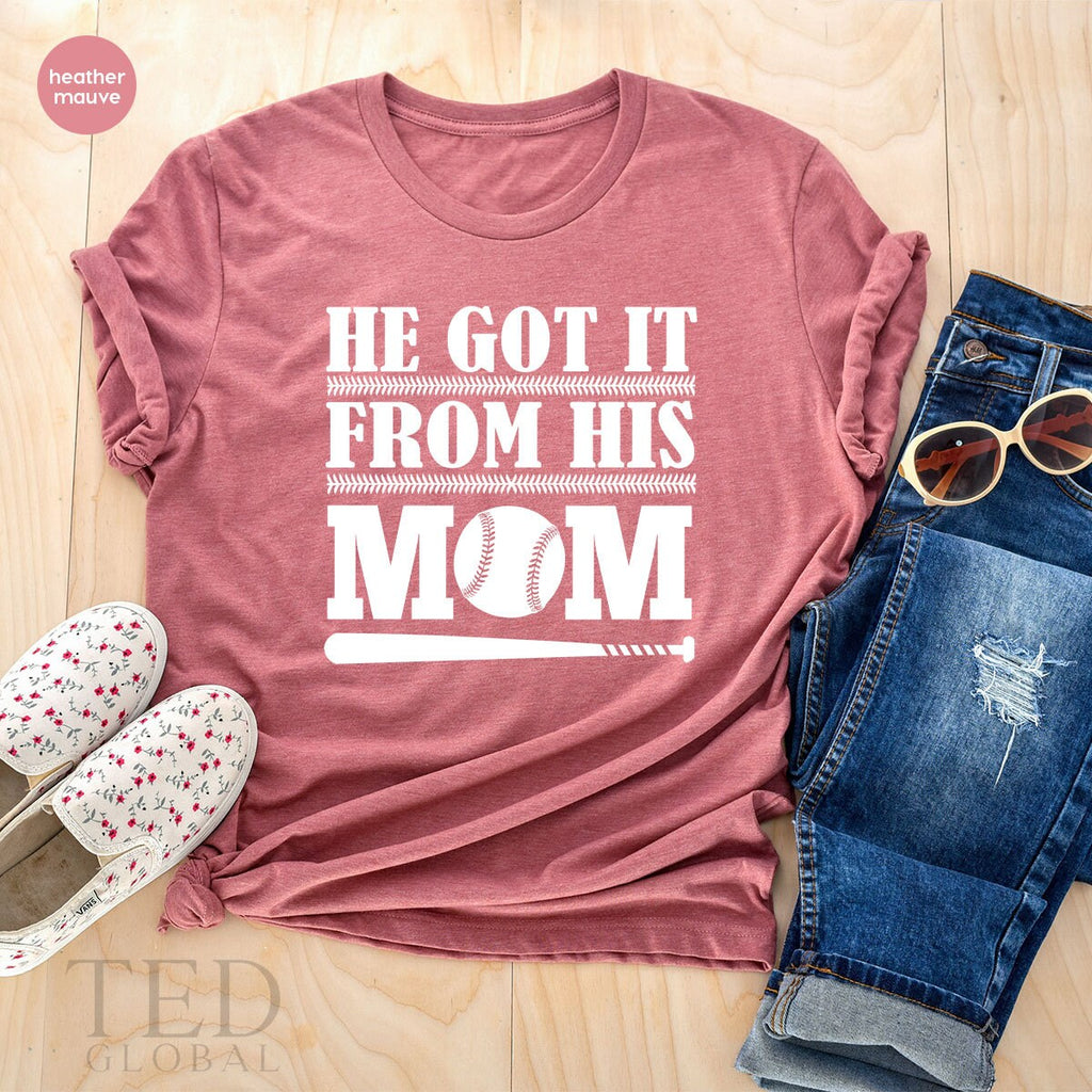 Funny Baseball Shirt, Boy TShirt, Softball Boys He Got It product image 3
