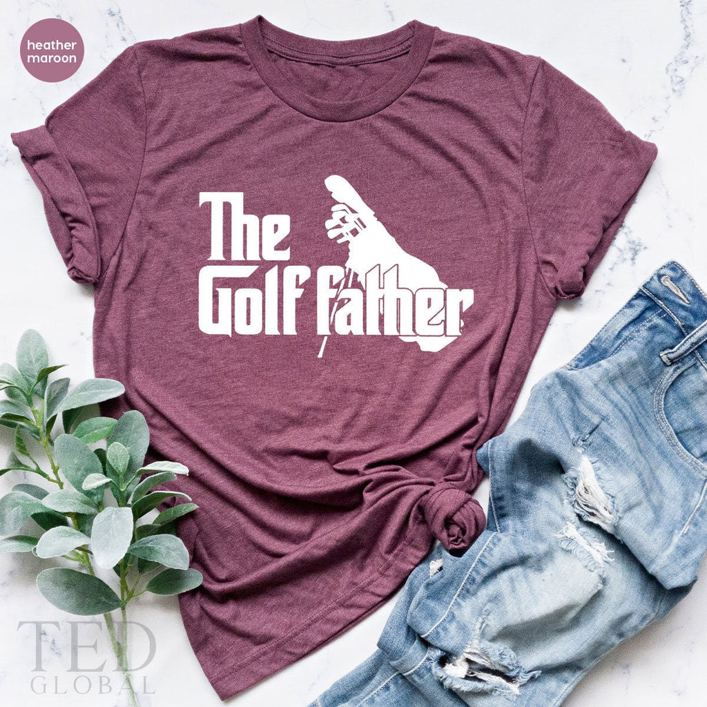 The Golf Father Shirt, Funny Dad TShirt, Fathers Day T product image 4
