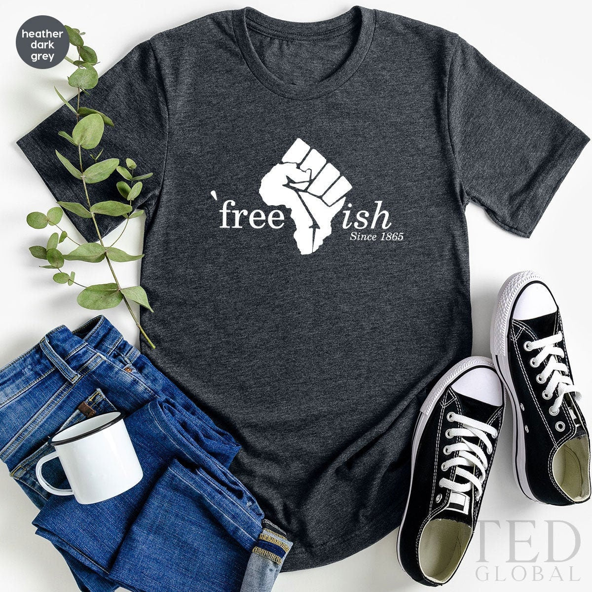 Juneteenth Shirt, Free-ish 1865 Black Lives Matter Pride T product image 2