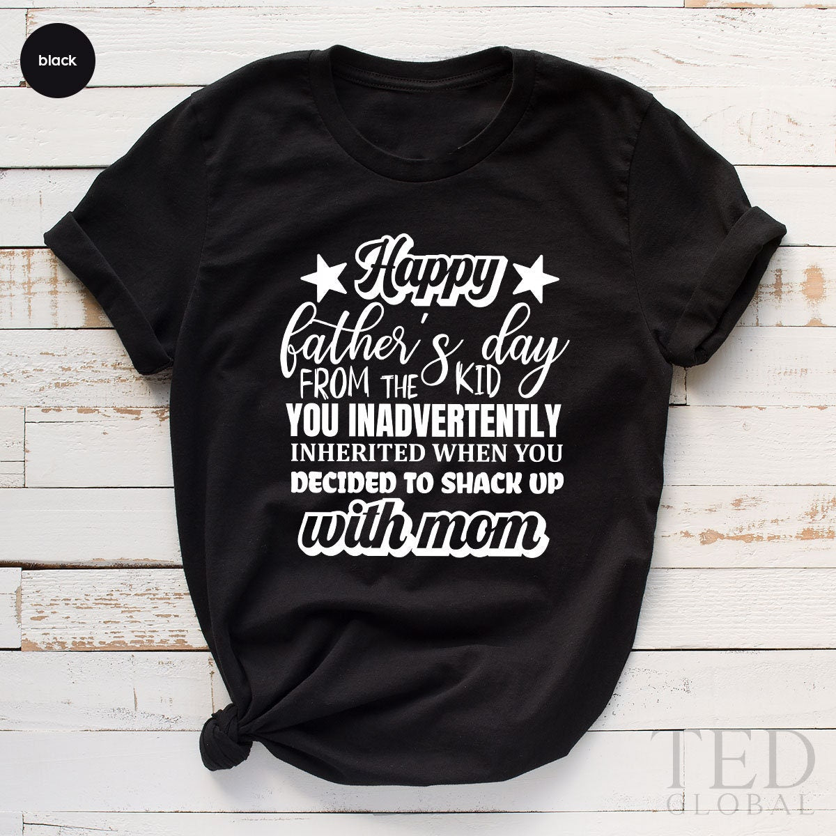 Step Dad Gift, Fathers Day Bonus Shirt, Funny Happy Stepdad product image 2