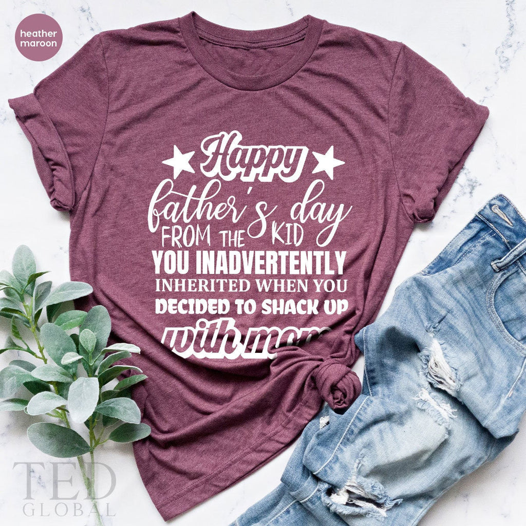 Step Dad Gift, Fathers Day Bonus Shirt, Funny Happy Stepdad product image 4