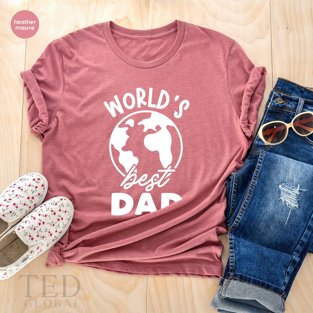 Worlds Best Dad Shirt, Fathers Day T Cool Father Super product image 5
