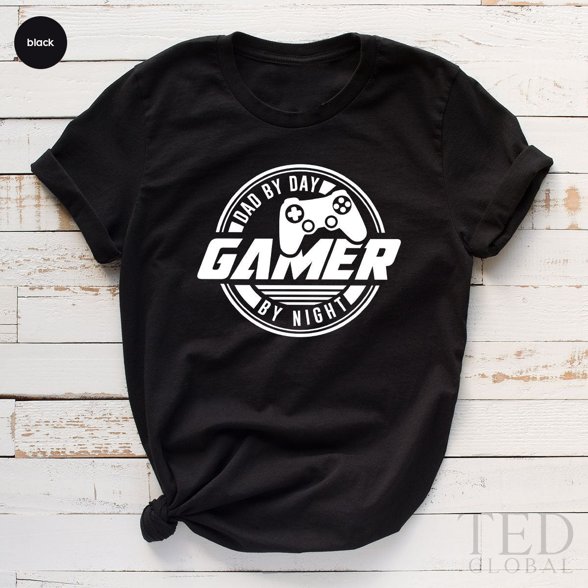 Gamer Dad Shirt, Funny Father Video Game TShirt, Lover product image 2