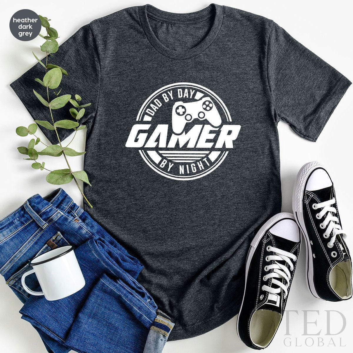 Gamer Dad Shirt, Funny Father Video Game TShirt, Lover product image 1