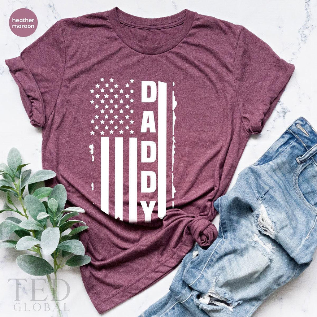 4th Of July Dad Shirt, Fathers Day Gifts, Veteran TShirt product image 4