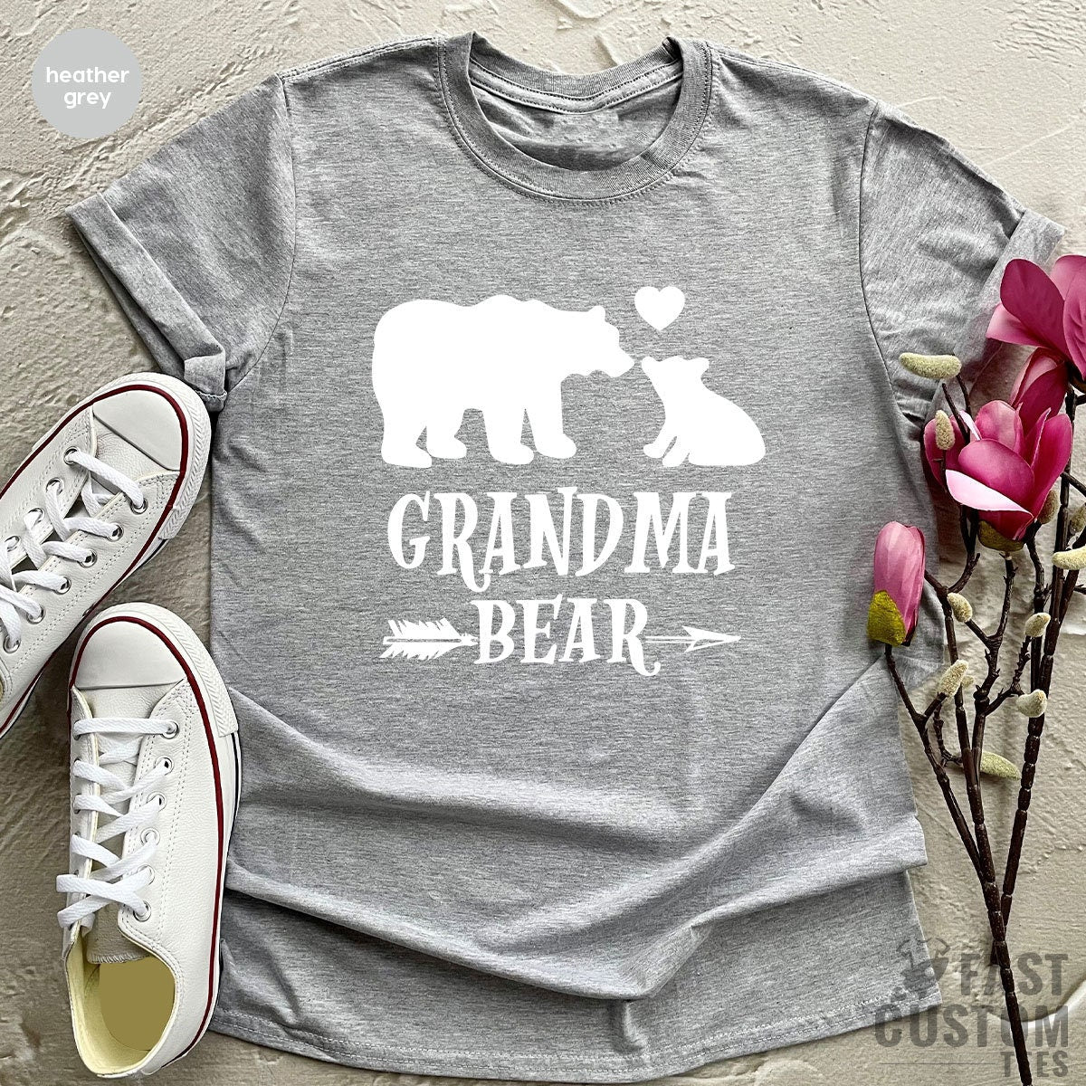 Nana T Shirt, Grandma Bear Gift For Mothers Day T Family product image 4