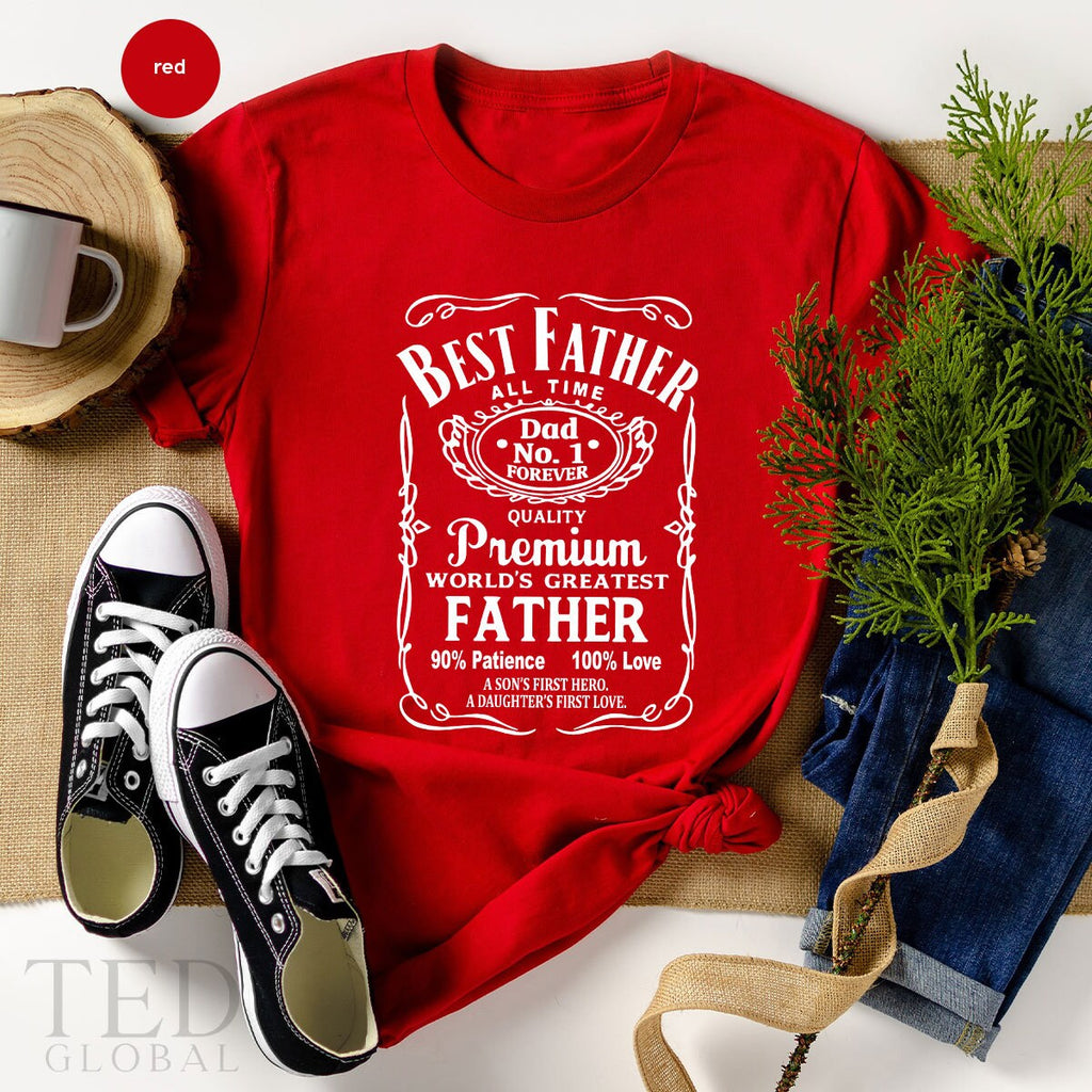 Best Father Shirt, Fathers Day Tee, Dad Daddy T Gifts For product image 1