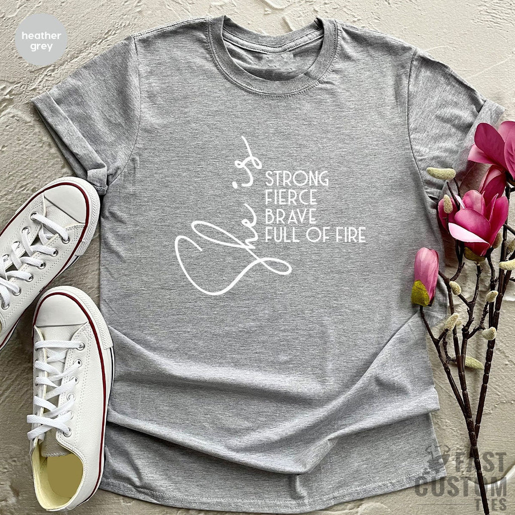 She Is Strong Shirt, Girl Power, Feminism Women Strength product image 4