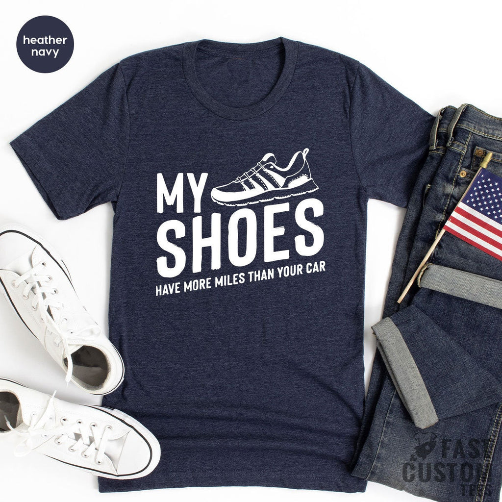 Running Shirt, Walking Hiker Run TShirt, Runner Gifts product image 4