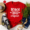 Teach Love Inspire Shirt, Teacher Gift For Kindergarten product image 1