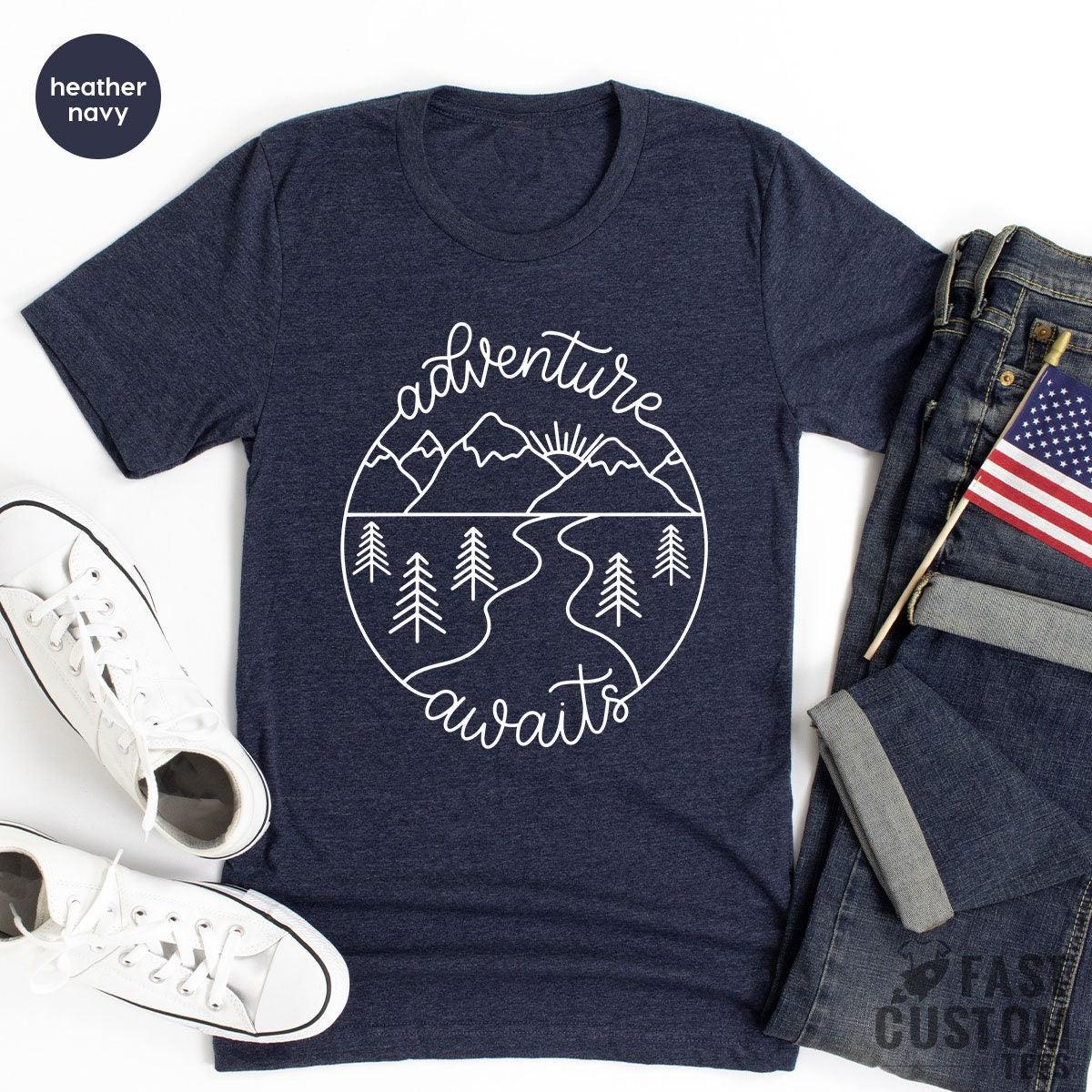 Camping Shirts for Outdoor Enthusiasts, Mountain T-Shirt product image 5