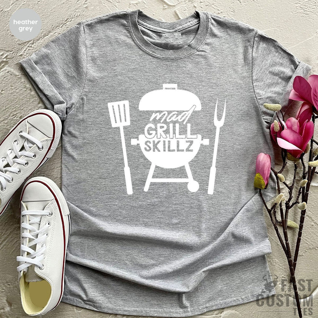 BBQ Dad TShirt, Grill Skillz Shirt, Daddy Chef T product image 4