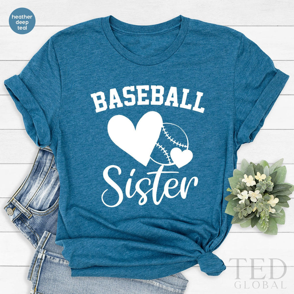 Sports Sister Shirt, Baseball TShirt, Girl Game Days Tee product image 1