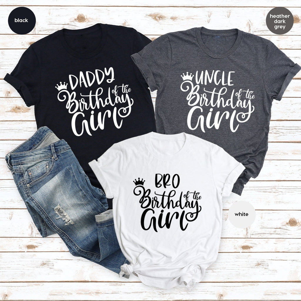 Family Birthday TShirt, Crew Shirts, Gift For Reunion, Girl product image 5