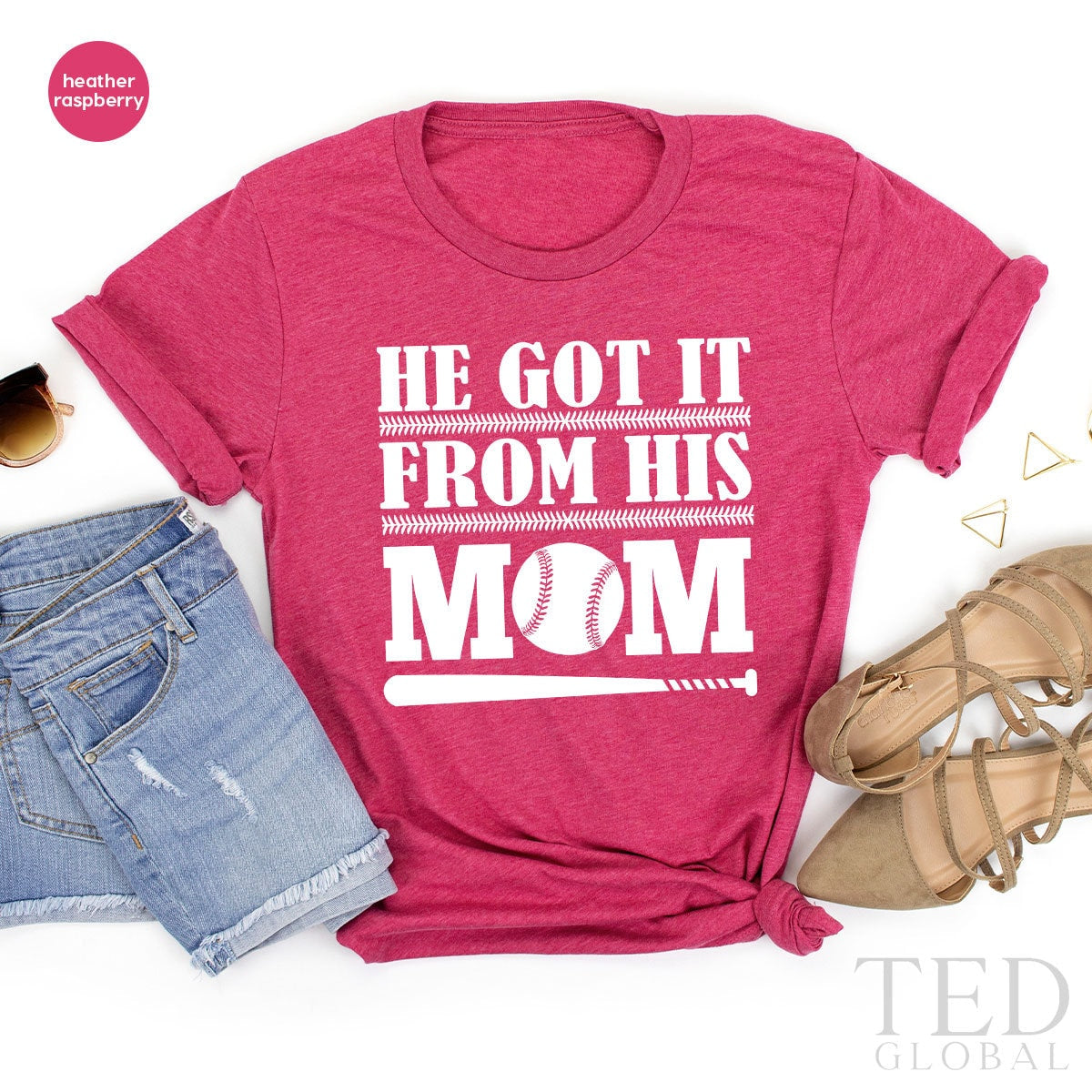 Funny Baseball Shirt, Boy TShirt, Softball Boys He Got It product image 1