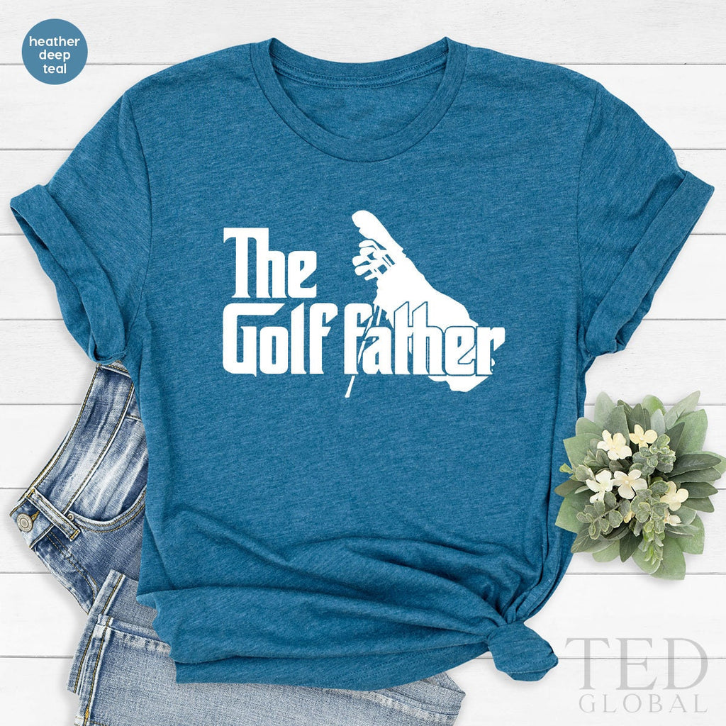 The Golf Father Shirt, Funny Dad TShirt, Fathers Day T product image 3