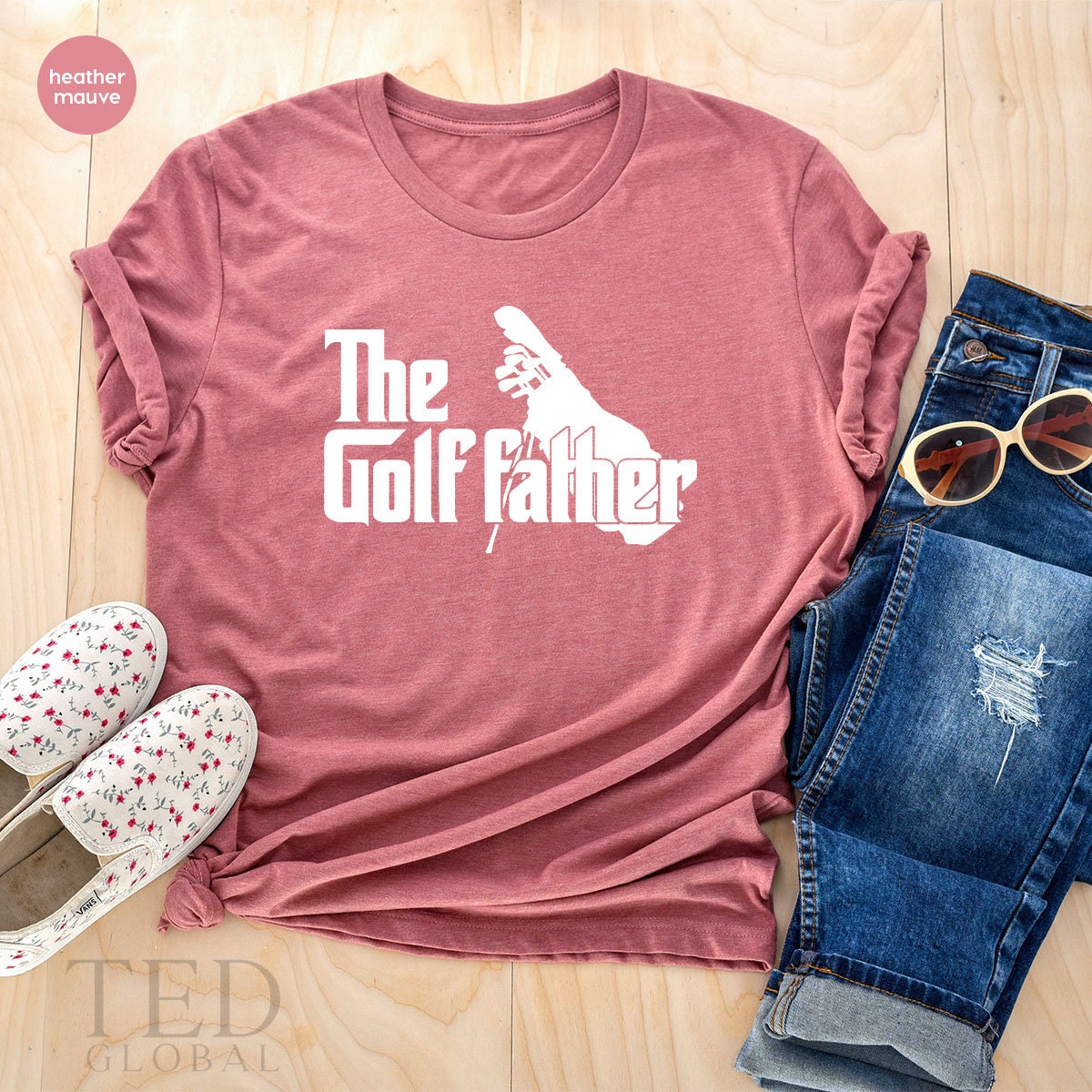 The Golf Father Shirt, Funny Dad TShirt, Fathers Day T product image 5