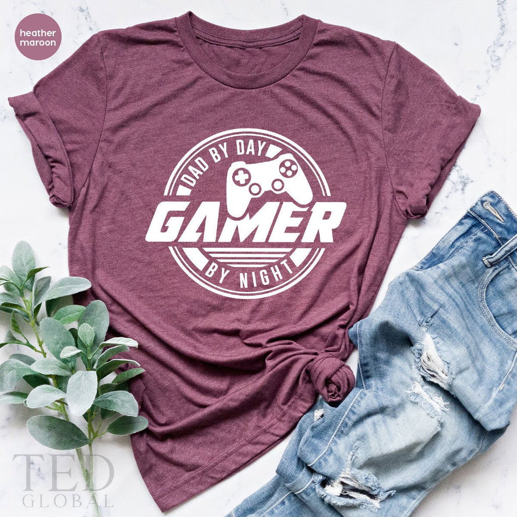 Gamer Dad Shirt, Funny Father Video Game TShirt, Lover product image 4