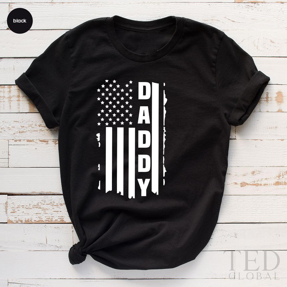4th Of July Dad Shirt, Fathers Day Gifts, Veteran TShirt product image 1