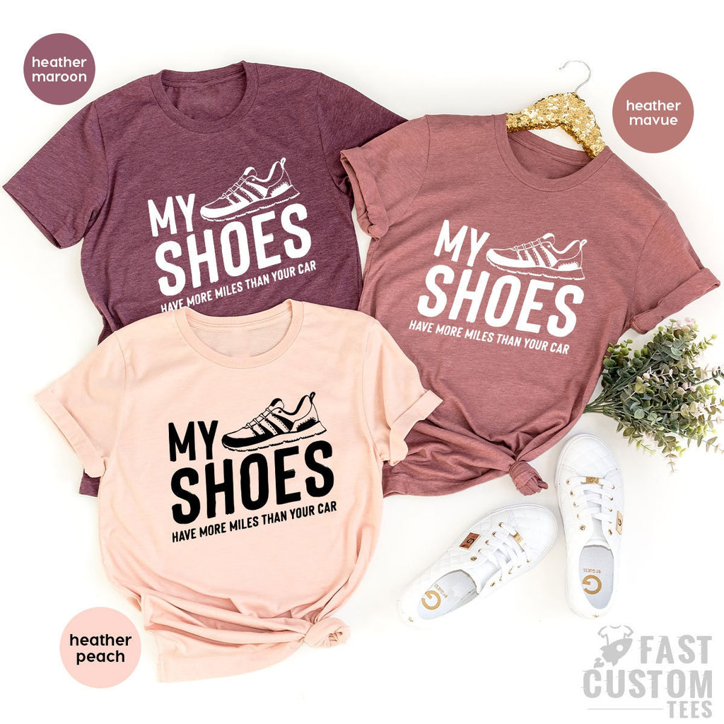 Running Shirt, Walking Hiker Run TShirt, Runner Gifts product image 5