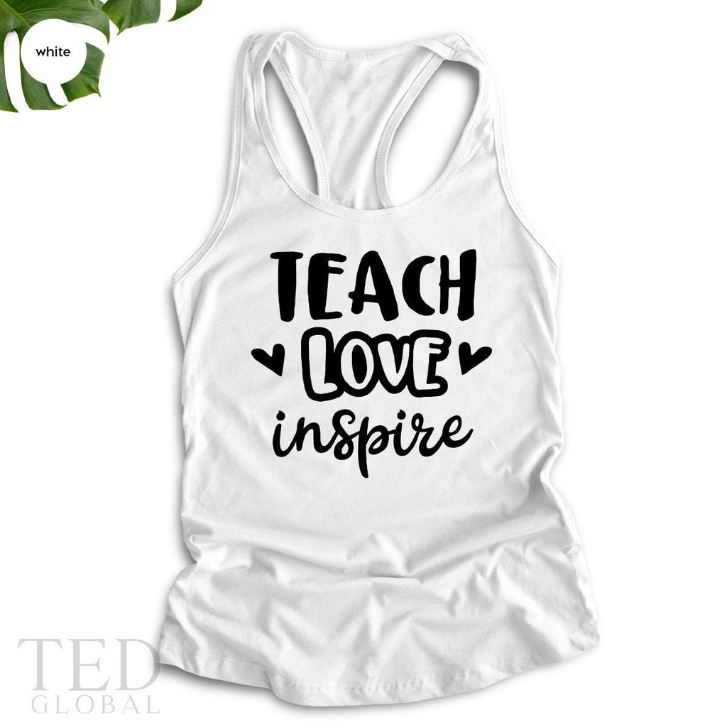 Teach Love Inspire Shirt, Teacher Gift For Kindergarten product image 4