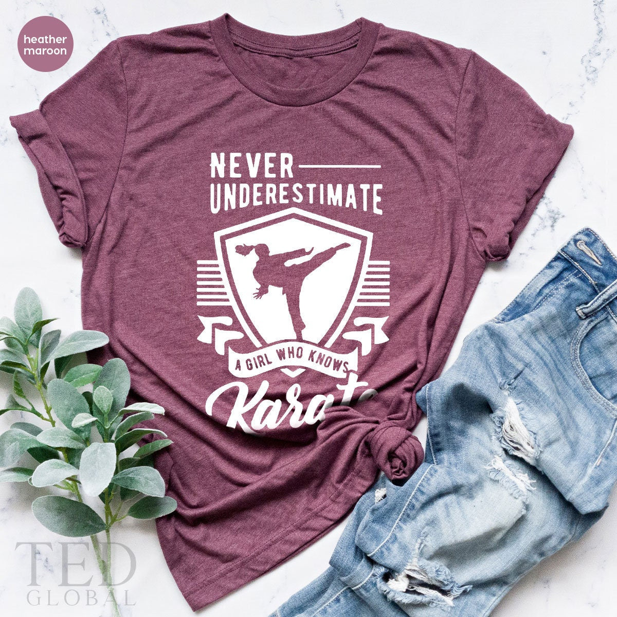 Girls Karate Shirt, Martial Arts Student Daughter Gift product image 3
