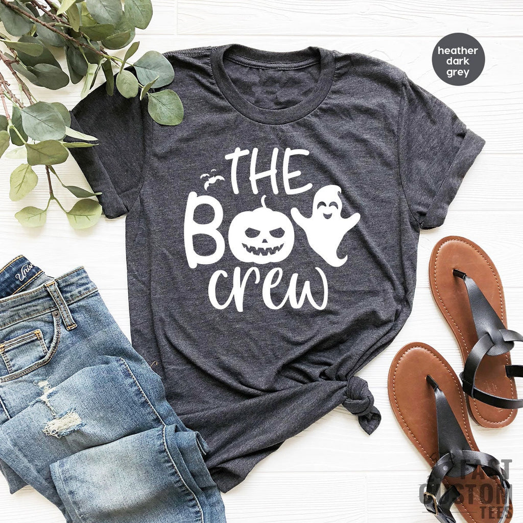 The Boo Crew Shirt, Halloween Squad Ghost Family Matching product image 3